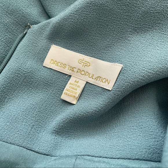 Dress the Population Jodi Gown in Sea Breeze - Picture 9 of 11